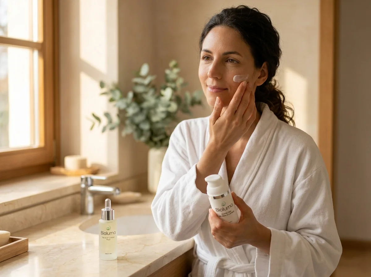 Crema Viso alla Bava di Lumaca applicata con i polpastrelli